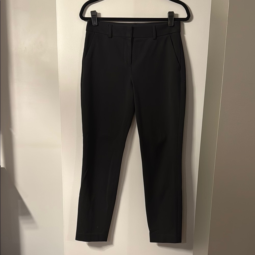 Express Columnist Ankle Midrise Black Pants